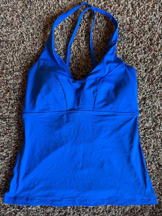 Athleta Other - Athleta Royal Blue Triangle Tankini Swim Top